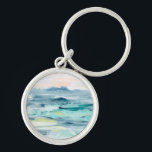 Beach Tides II Keychain<br><div class="desc">Beach Tides II by June Erica Vess</div>