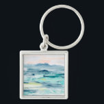 Beach Tides II Keychain<br><div class="desc">Beach Tides II by June Erica Vess</div>
