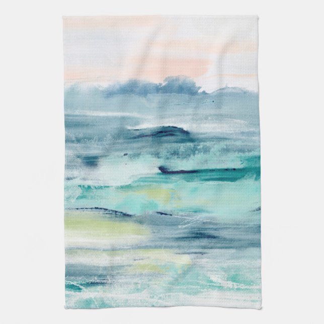 Beach Tides II Kitchen Towel (Vertical)
