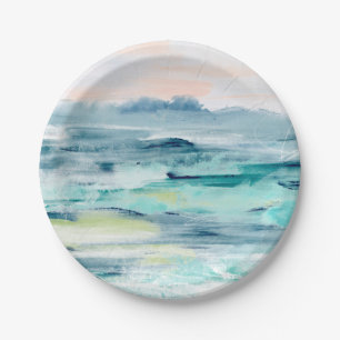 Beach Tides II Paper Plates