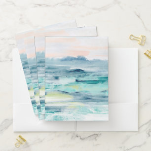 Beach Tides II Pocket Folder