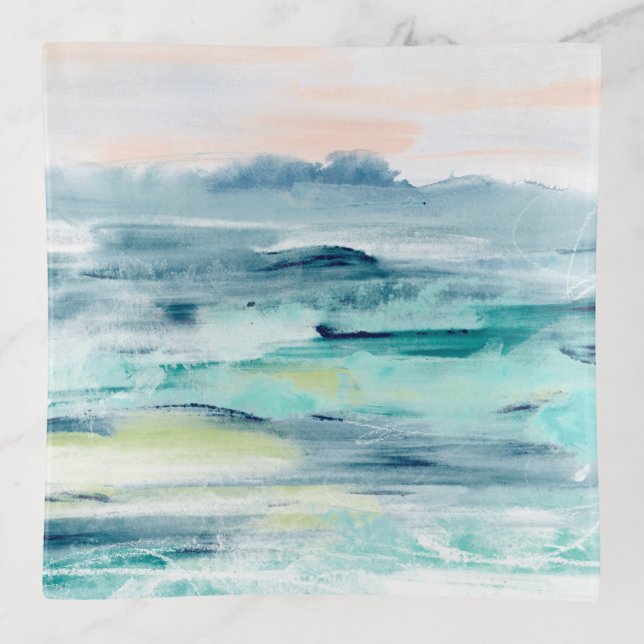 Beach Tides II Trinket Tray (Front)
