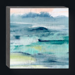 Beach Tides II Wooden Box Sign<br><div class="desc">Beach Tides II by June Erica Vess</div>