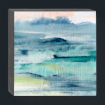 Beach Tides II Wooden Box Sign<br><div class="desc">Beach Tides II by June Erica Vess</div>