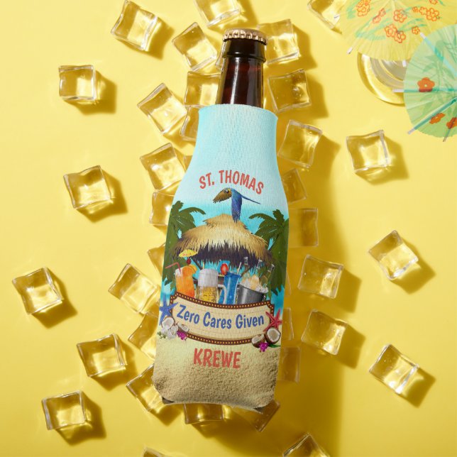 Beach Tiki Bar Bottle Cooler (In Situ Summer)