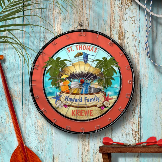 Beach Tiki Bar Dart Board (Creator Uploaded)