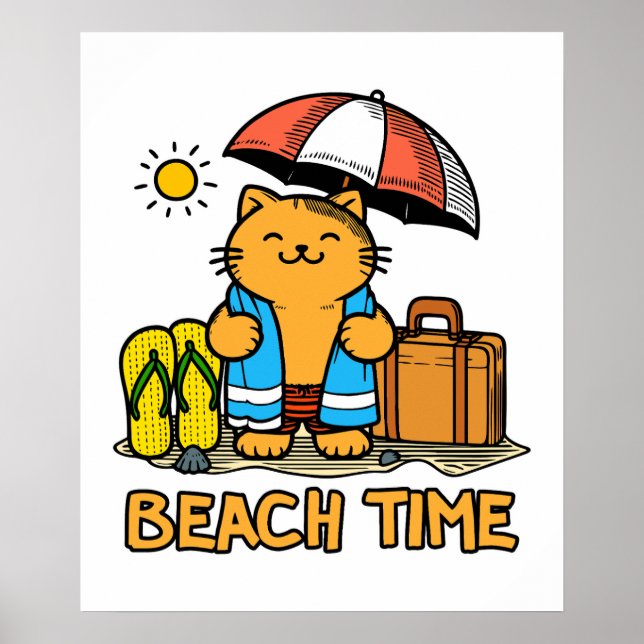 Beach Time 1 Poster (Front)