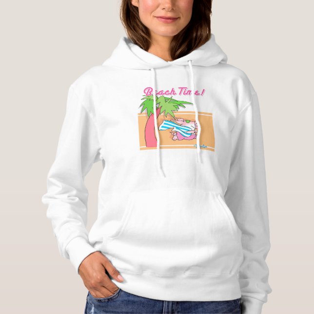 BEACH TIME! by Boynton Hoodie (Front)