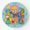 Beach Time Collage wall clock