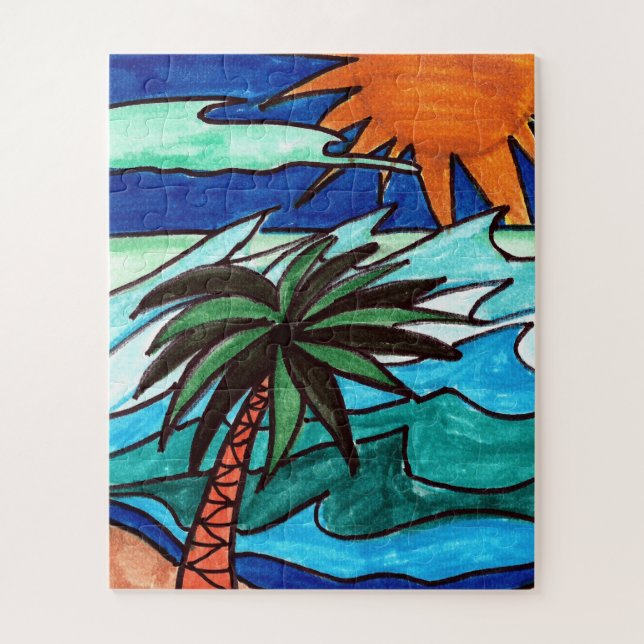 Beach Time Jigsaw  Puzzle (Vertical)