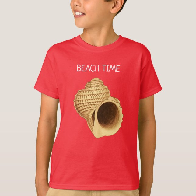 Beach Time Seashell T-Shirt (Front)