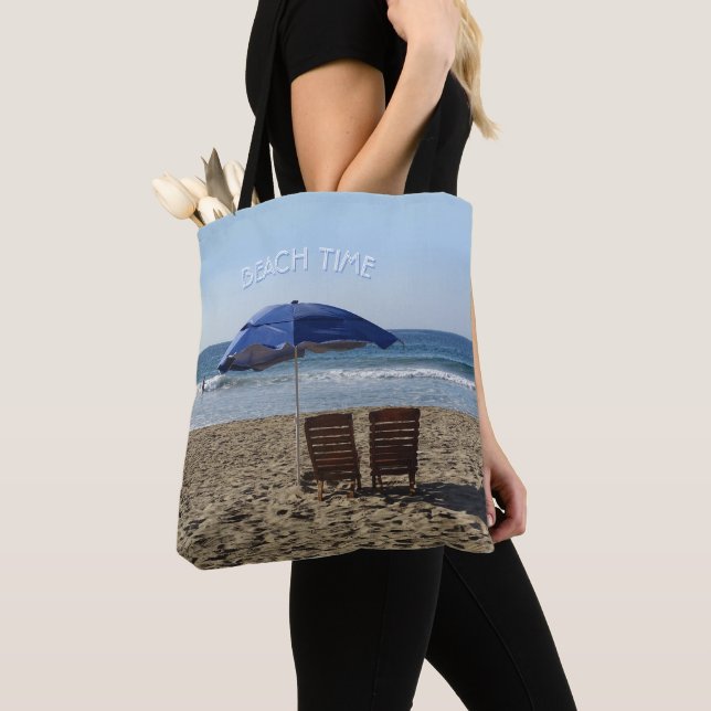 Beach Time Tote Bag (Close Up)