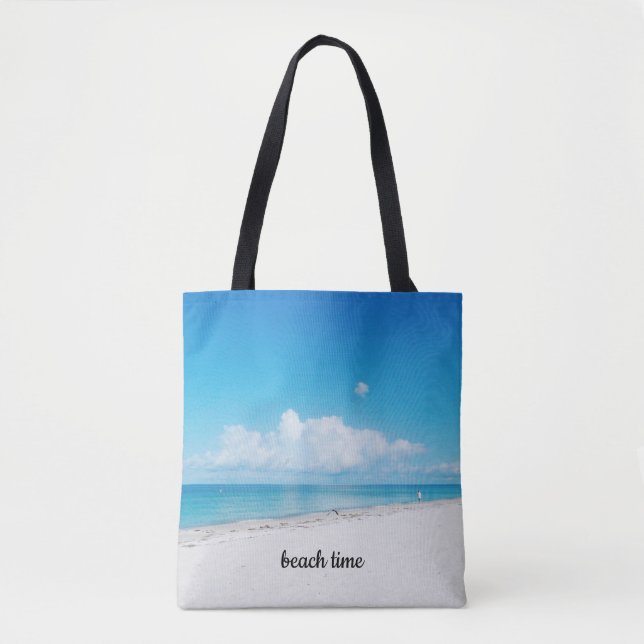 Beach Time Tote Bag (Front)