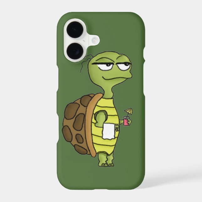 Beach Tortoise Iphone Case (Back)