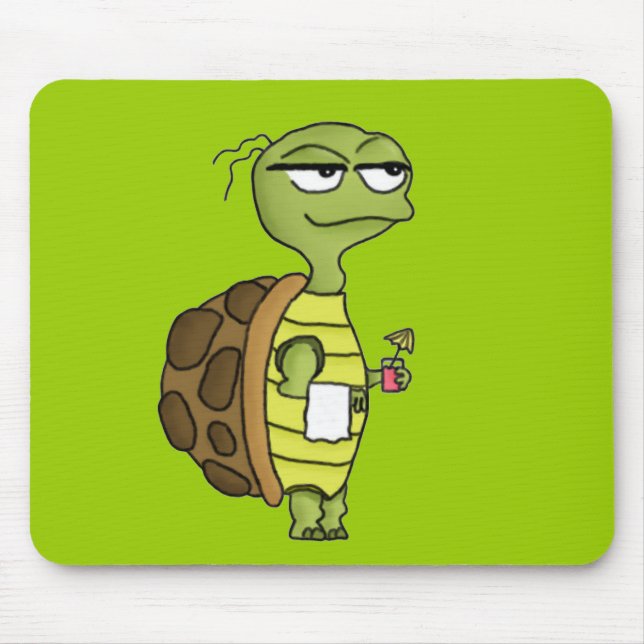 Beach Tortoise Mousepad (Front)