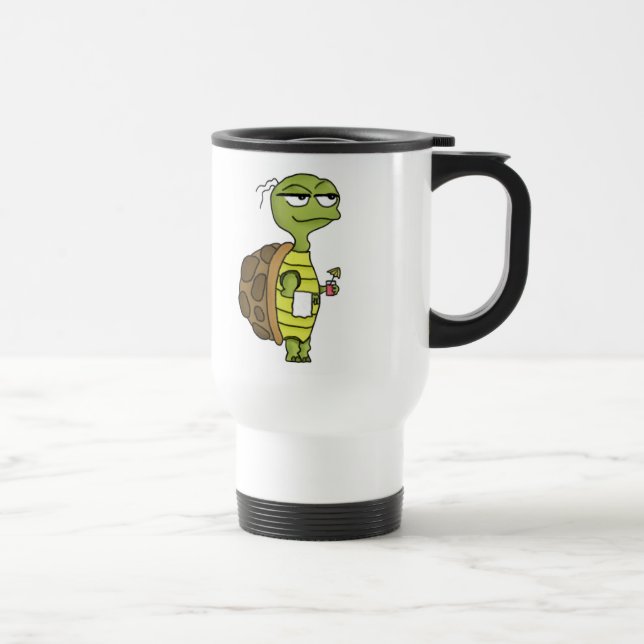 Beach Tortoise Travel Mug (Right)