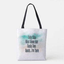 Beach tote bag