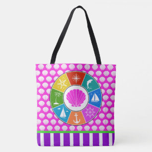 Beach Tote Bag - See Back