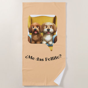 Beach towel "Amiguitos Peludos"