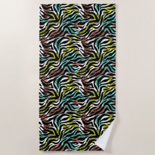 Beach Towel-Animal Print Towel