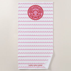Beach Towel by Happy Little Lotus