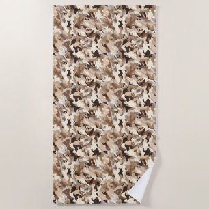 Beach Towel--Camo Print Beach Towel