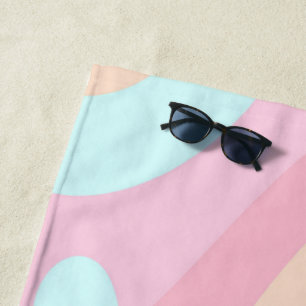 Beach Towel Colorful Pastel