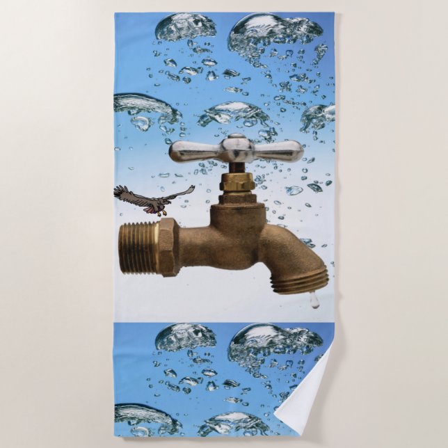 Beach Towel Eagle Faucet  (Front)