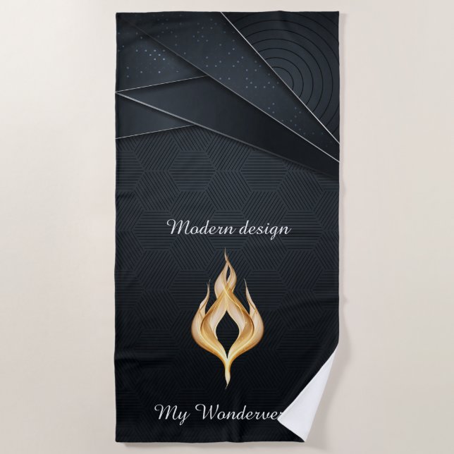 Beach towel - Flame internal (Front)