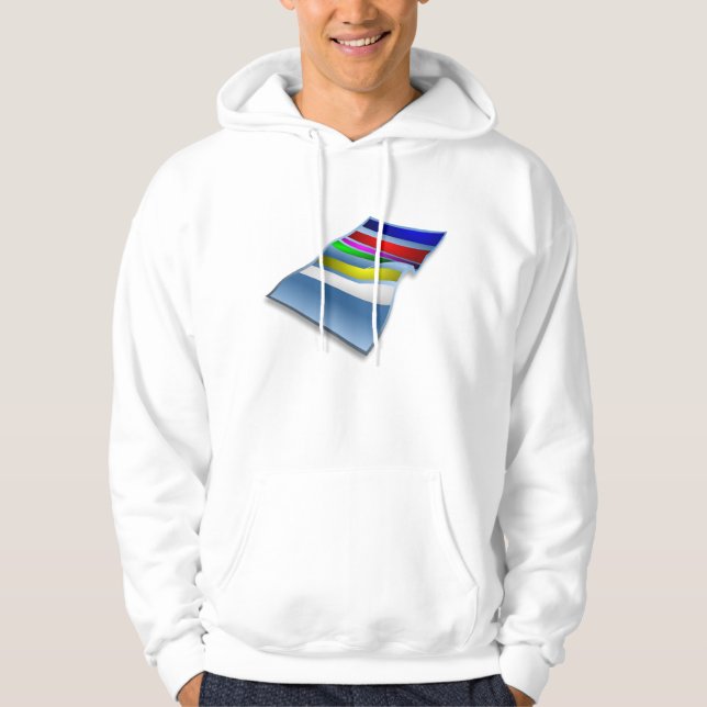 Beach Towel Mens Hoodie (Front)