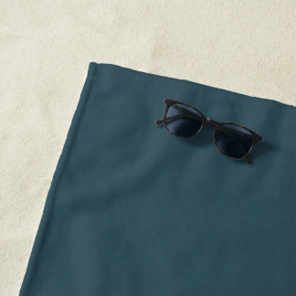 Beach Towel | Modern Simple Monogrammed