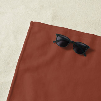 Beach Towel | Modern Simple Monogrammed