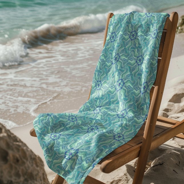 Beach Towel “Pebbles and Impressions” (Creator Uploaded)