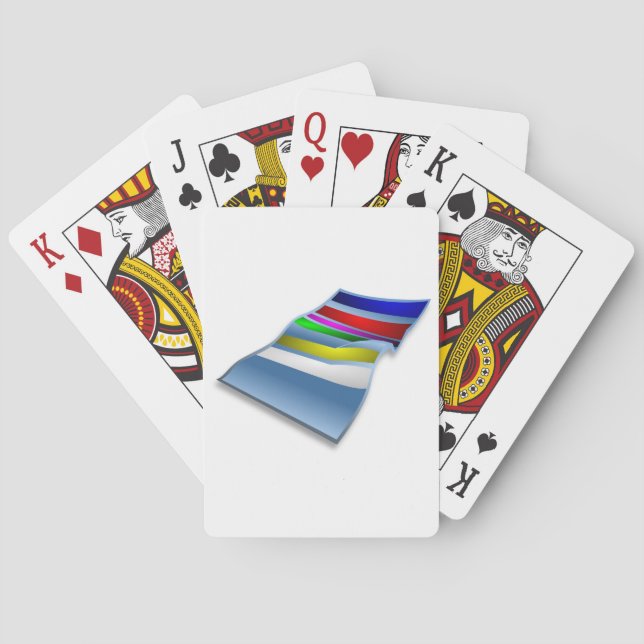 Beach Towel Playing Cards (Back)