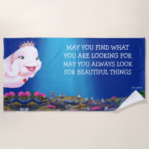Beach Towel Princess Eviana "Beautiful Things..."