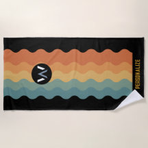 Beach Towel - Retro Stripes 2