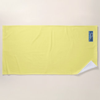 Beach Towel (Solid Pale Yellow) RFPMDesigns ©️2024