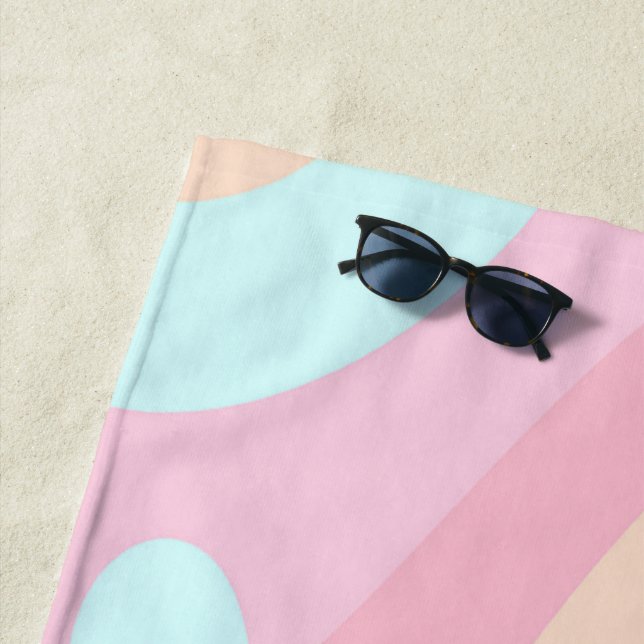 Beach Towel Spring Pastel (In Situ)