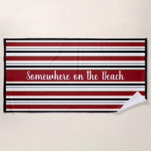Beach towel Stripes-Somewhere On The Beach