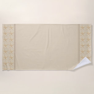 Beach Towel Towels -Tone on Tone Starfish