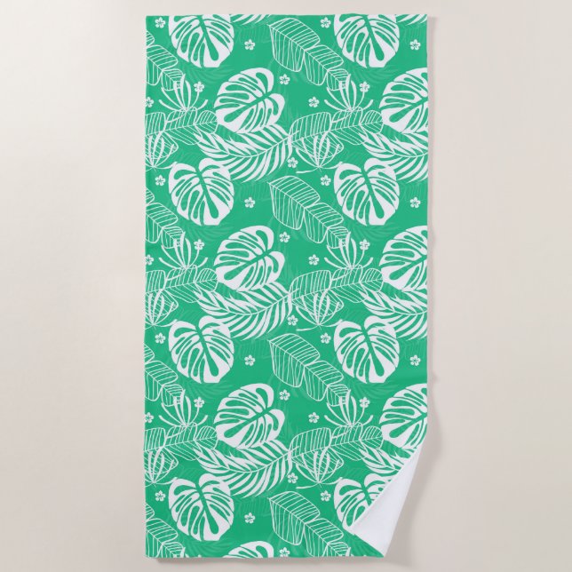 Beach Towel Tropical Palms (Front)