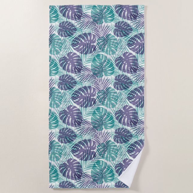 Beach Towel Tropical Palms (Front)