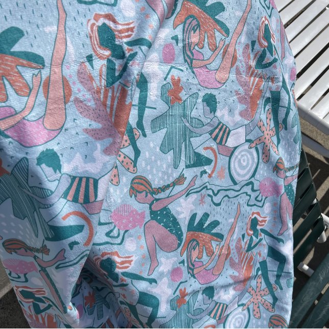 Beach Towel: Underwater Swimming Beach Towel (Creator Uploaded)