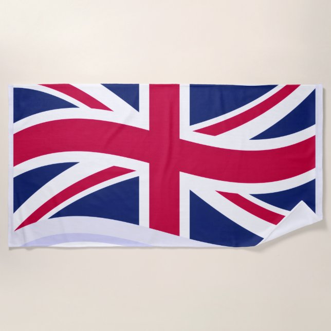 Beach Towel with Union Jack (Front)