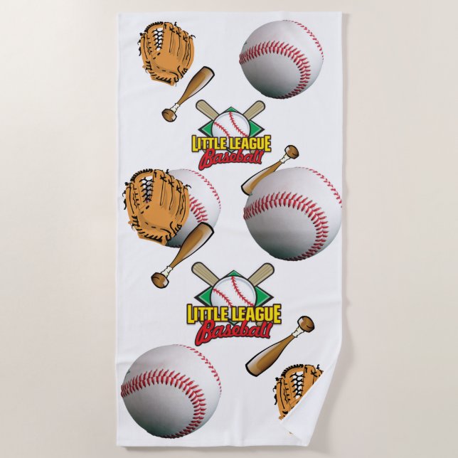 Beach towels Baseball Sports (Front)