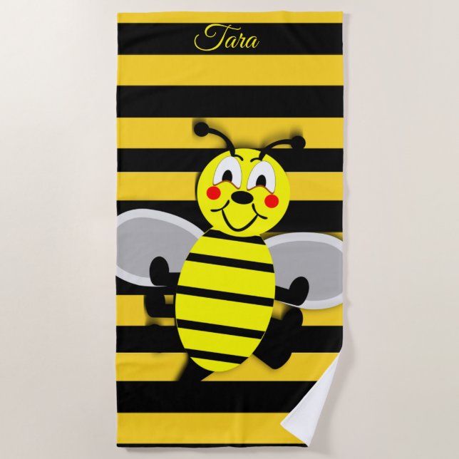 Beach towels Bumblebee (Front)