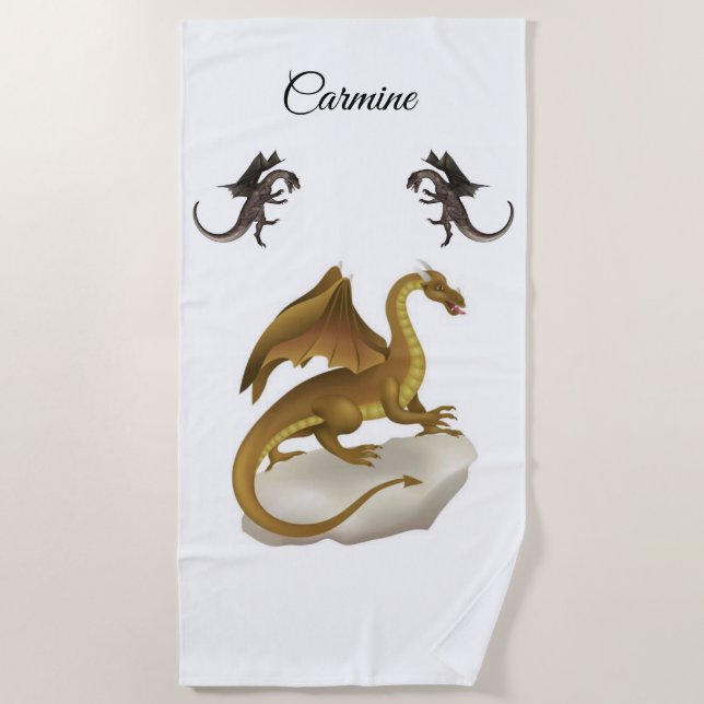 Beach towels Dinosaur (Front)