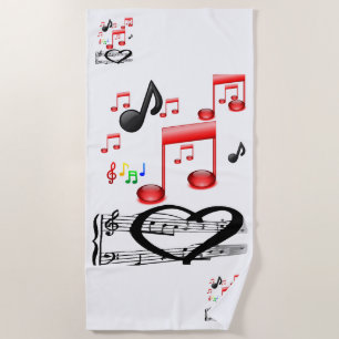 Beach towels Music