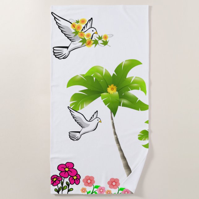 Beach towels Palm Tree (Front)