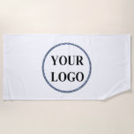 Beach Towels Personalized Monogrammed LOGO<br><div class="desc">You can customize it with your photo,  logo or with your text.  You can place them as you like on the customization page. Modern,  unique,  simple,  or personal,  it's your choice.</div>